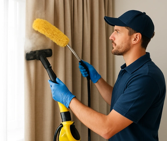 Trusted drapes cleaning technician Matty Curtain Cleaning bexley-nsw QLD