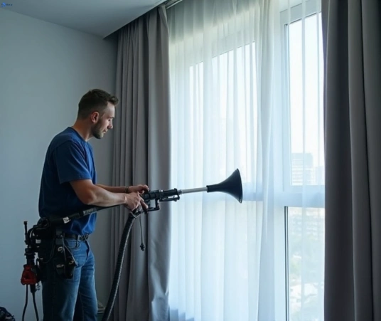 Professional drapes cleaning process tools Matty Curtain Cleaning bexley-nsw